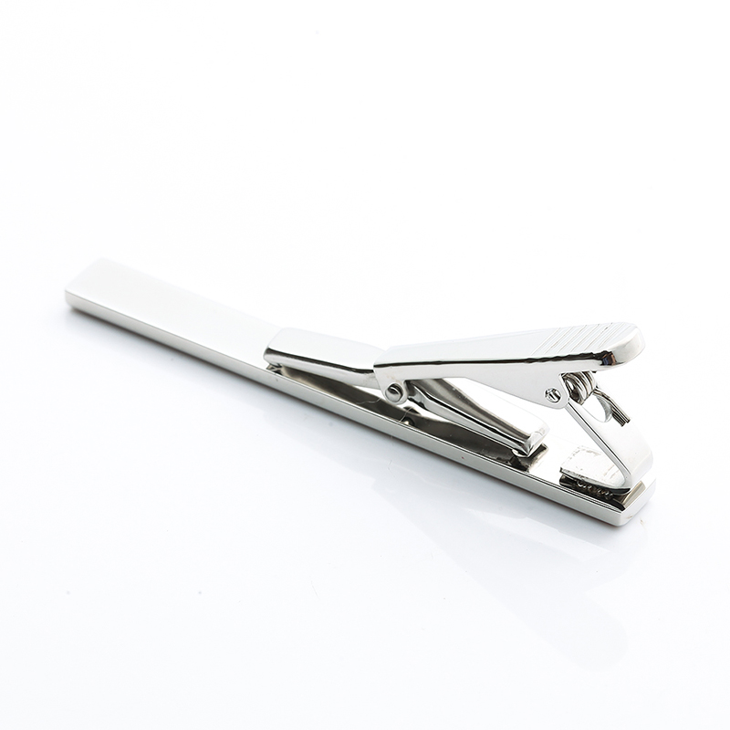 Pinces à cravate en acier inoxydable pour homme fabriquées en Chine, accessoire de bijoux