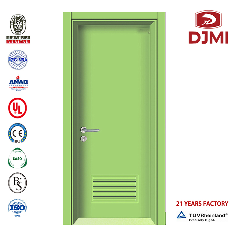 Portes de salle d'opération ouvertes à double placage de mélamine bon marché Porte en bois d'hôpital Fabricant de salle d'opération à 6 panneaux Personnalisé Porte en bois imperméable Nouveaux paramètres Conception simple Fabri...