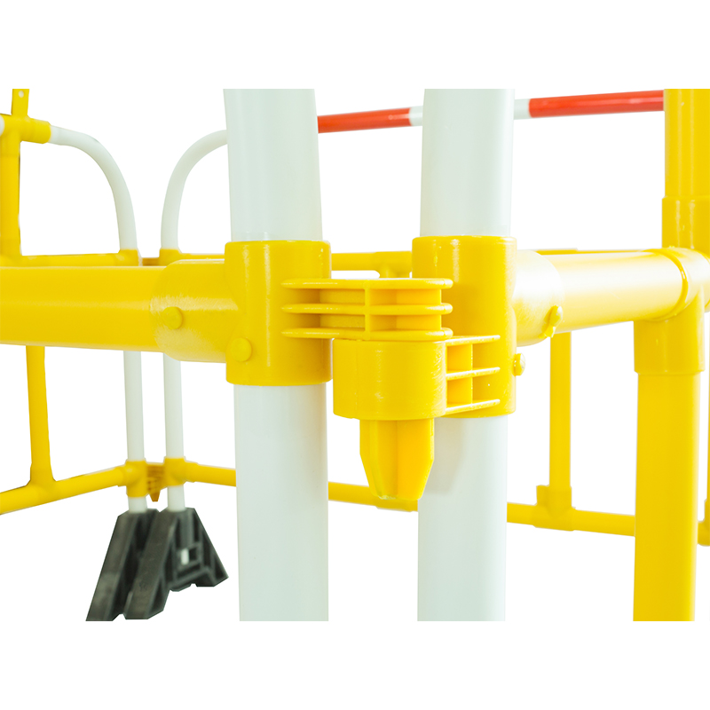 Barrière de contrôle des foules en plastique coût fabricant de barricades de tuyaux en PVC Barrières de contrôle de la circulation de 1,5 m en stock de Chine