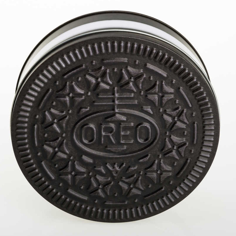 Boîte à biscuits en forme d'Oreo