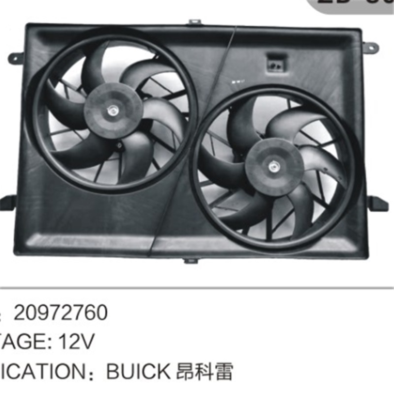 Ensemble de ventilateur de radiateur 20972760 pour BUICK ENCLAVE