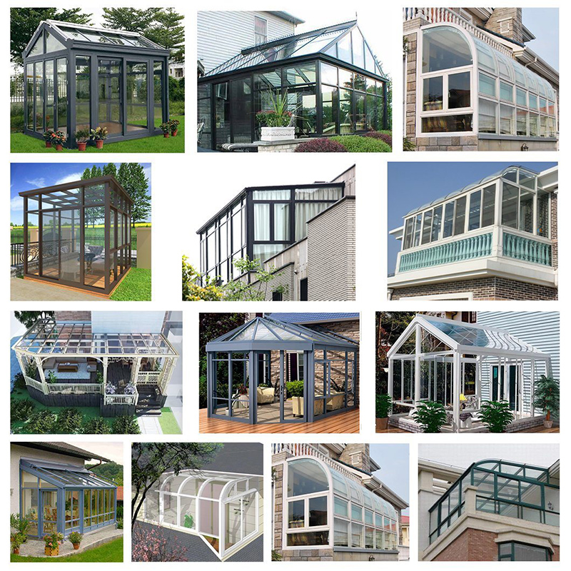 Multi - functional High - Quality Aluminum Glass Steel Solar Room