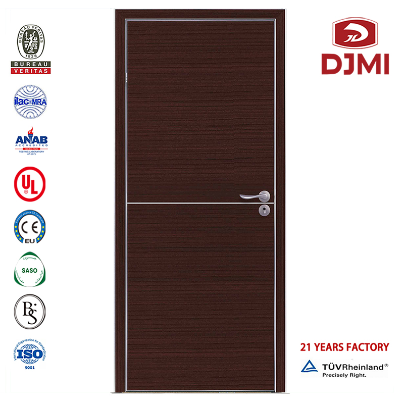 Medium Density Fibre plate Waterproof Sound Isolated Wood Gate China factory Simple Design Interior Wood Hotel Melamine