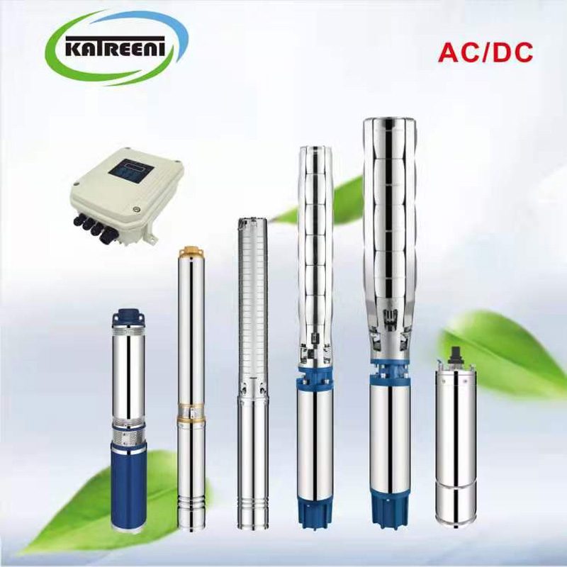 6 pouces 8 pouces en acier inoxydable submersible forage profond puits vertical multi-étape solaire pompe à eau