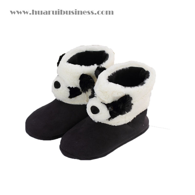 Panda woman warm cheville botte