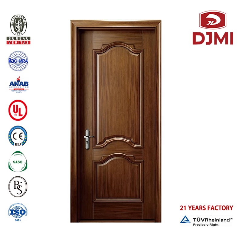 Design personnalisé portière extérieure vitrage intérieur double porte en bois nouveau réglage d 'entrée en bois panneau de verre emboîté porte en bois massif porte en bois massif