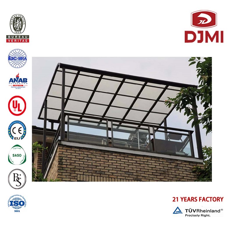 Thermo - Pin Waterproof well Coverage anti - pluie Aluminum garage personnalisé balcon tôle de couverture de puits de forage structure moderne garage Multi - fonctionnel plafond solaire structure d 'installation de panneaux de montage ...