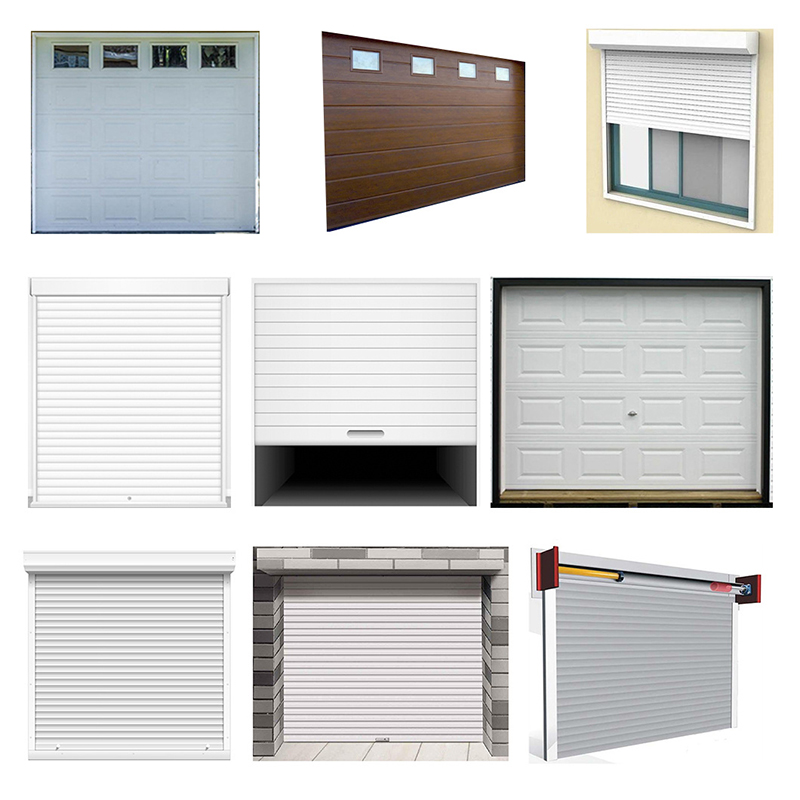 Matériau en aluminium multifonctionnel en plexiglas Pc avec porte de garage en verre Panneau transparent professionnel Porte de garage électrique en verre Nouveau design Porte de garage en acier fini en aluminium pour la maison