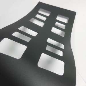 0.175mm PC panneau isolant noir résistant à la chaleur et ignifugeant Plaque d \'étanchéité fabricant personnalisé