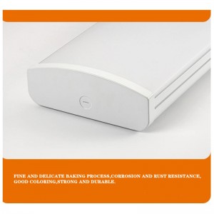 Lampe d \'installation de del connectable autour de l\' horizontal, lampe d \'atelier de del de garage - 5000k, authentification ETL et Energy Star, lampe intérieure linéaire à del, lampe d\' aspiration de del