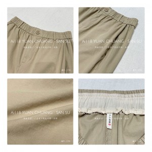 Pantalons amples pour femmes, pour toutes les occasions, le plus confortable style décontracté coton lin personnalisé 11722 pantalons amples à la mode