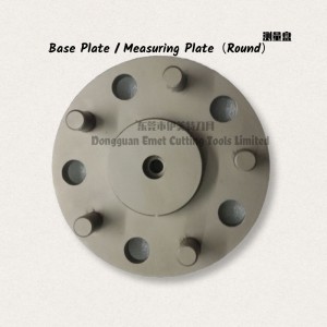 Outils de coupe Emet \\/ outils de serrage de pièce \\/ plaque de base (ronde \\/ rectangulaire \\/ irrégulière)