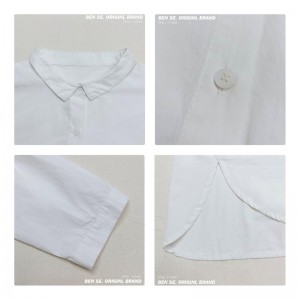 Large Design simple Fashion loisirs pure rayure format ultra - personnalisé 17 685 largeur chemise