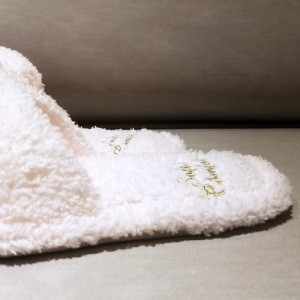 Faux Shearling Strappy Sides