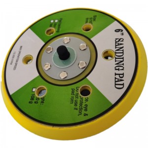 Tampons de polissage de 6 pouces pour meuleuse d\'angle tampon de support de disque de ponçage pour ponceuse orbitale accessoires d\'outils électriques