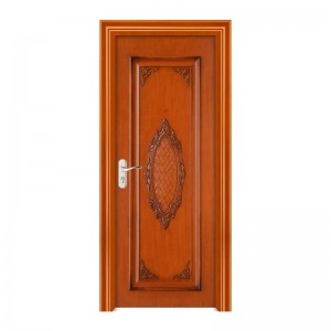 2021 Chine porte simple en bois avec portes de sécurité à serrure intelligente dans le traitement de surface de peinture chaina