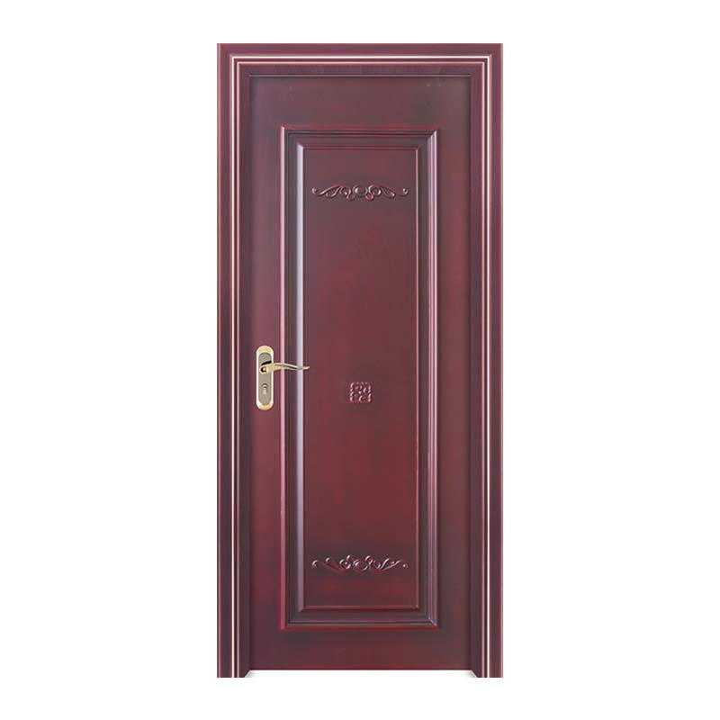 2021 Chine porte en bois simple porte extérieure wpc porte peinte pour commercial pas cher
