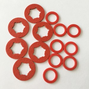 Papier rapide rond résistant aux hautes températures, papier rapide rouge ignifuge, papier d\'isolation électrique