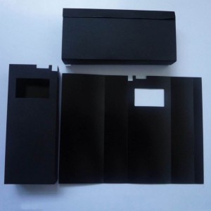 Feuille isolante noire de PC de Bopu, joint isolant résistant aux hautes températures, feuille de Mylar pliable facile ignifuge