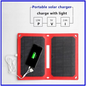 Panneau de charge solaire 14W