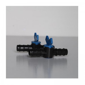 Robinet de raccordement intégré à la burette PE