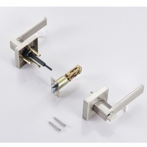 S7802 Lock de levier d\'entrée à clé pour porte extérieure, porte d\'entrée, bouton de porte robuste