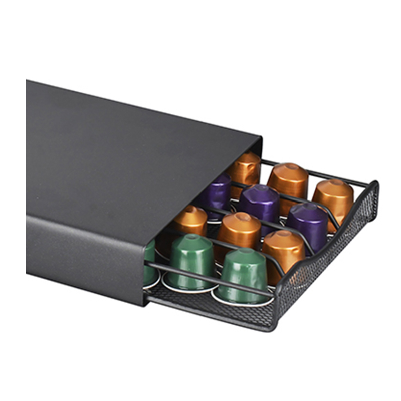 Tmj PP - 584 Metal chrome 40 POD Nespresso coffee capsule Bracket for Home Kitchen showroom