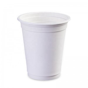Tasses à café compostables écologiques imprimées sur mesure tasses jetables d\'amidon de maïs
