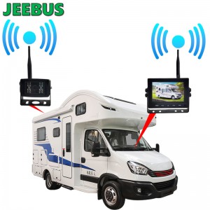 Caméra Wifi sans fil de secours automatique avec système de stationnement de moniteur de 5 pouces pour véhicule RV