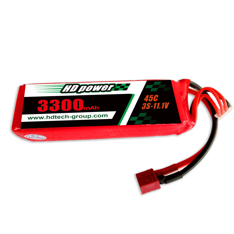 HD Power 3300mah 45c 3S 11.1V Lithium Battery