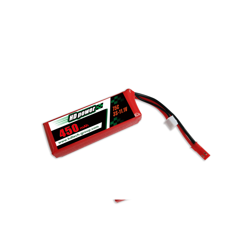 Alimentation HD 450mah 75C 3S 11,1v fpv Lipo Battery