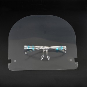 Anti-buée réutilisable lunettes de protection du visage protecteur visage facial bouclier en plastique avec lunettes