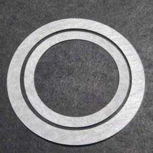 Papier isolant ignifuge et résistant à la déchirure Papier aramide DMD blanc Papier isolant rond haute température Traitement personnalisé 0,15 mm