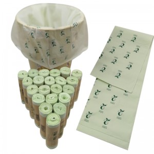 Sac en mousse biocompostable d\'amidon de maïs de haute qualité