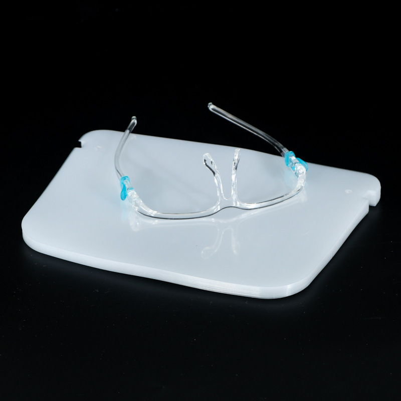 2021 Stock d'usine Bouclier de protection complète du visage Bouclier facial Visière transparente Bouclier facial pour lunettes