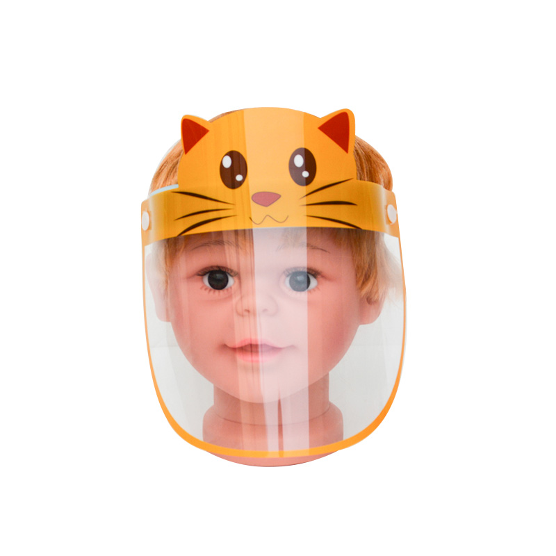 Visière de protection intégrale de protection de sécurité bouclier facial visière bouclier facial élastique transparent pour les enfants