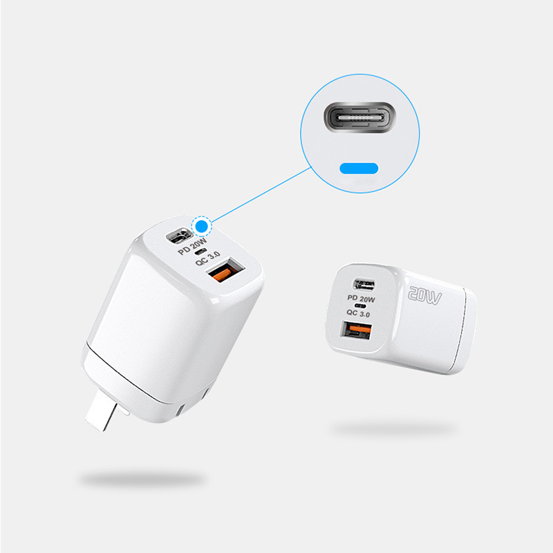 Chargeur rapide 2 ports 20 W