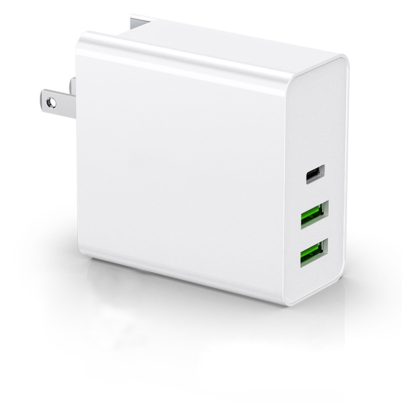 65W PD USB Type C Power Delivery Chargeur mural multi-ports
