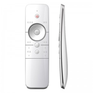 Télécommande universelle principale blanche sans fil 16 touches personnalisée pour LG \\/ TCL TV \\/ décodeur