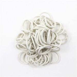 Notre usine vend en gros de petits anneaux en caoutchouc blanc résistant à haute température et au vieillissement des câbles de données électroniques