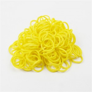 Usine directe couleur unique de petite taille bande de caoutchouc bouquet câble de données anneau de cerclage haute élasticité et résistance au vieillissement anneau en caoutchouc