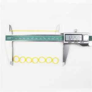 Usine directe couleur unique de petite taille bande de caoutchouc bouquet câble de données anneau de cerclage haute élasticité et résistance au vieillissement anneau en caoutchouc