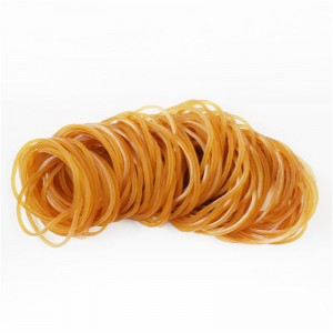 Usine de bande de caoutchouc transparente jaune anti-âge haute élasticité anneau en caoutchouc personnalisable en gros