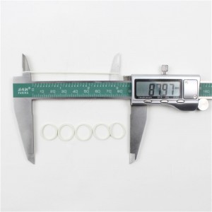 Factoty vente directe mini bandes de caoutchouc blanc anneau en caoutchouc de résistance à l\'élasticité élevée pour le faisceau de lignes de données