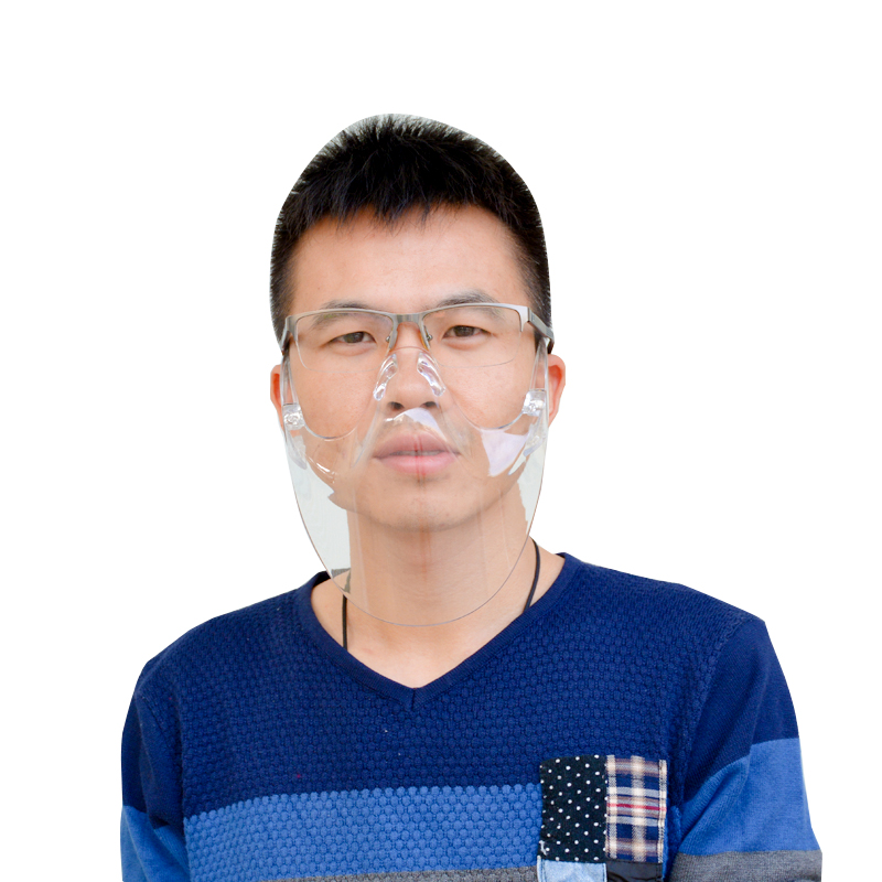 Écran facial en plastique de Blocc d'isolation faite sur commande d'équipement de sécurité anti-brouillard