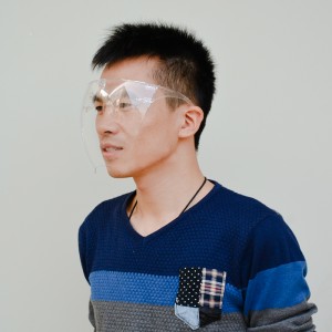 Écran facial en plastique de Blocc d\'isolation faite sur commande d\'équipement de sécurité anti-brouillard