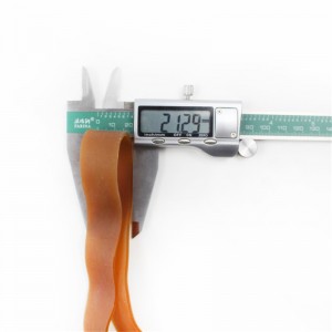 Spécifications spéciales personnalisées des fabricants Bandes de caoutchouc Bandes de caoutchouc de couleur primaire résistantes à l\'usure et aux hautes températures