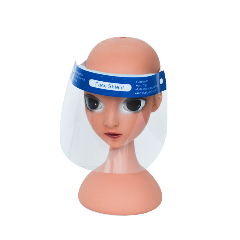 Bouclier facial en plastique pour enfants d'isolement personnalisé OEM distributeur anti-buée