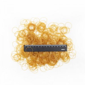 Usine personnalisé couleur unie jaune haut bureau élastique élastique culturel et éducatif pratique