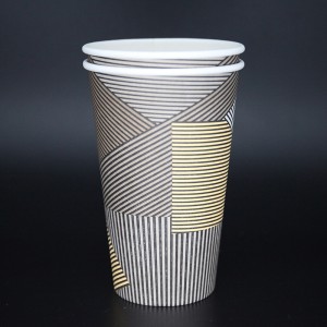 Tasse à café jetable en papier à paroi simple